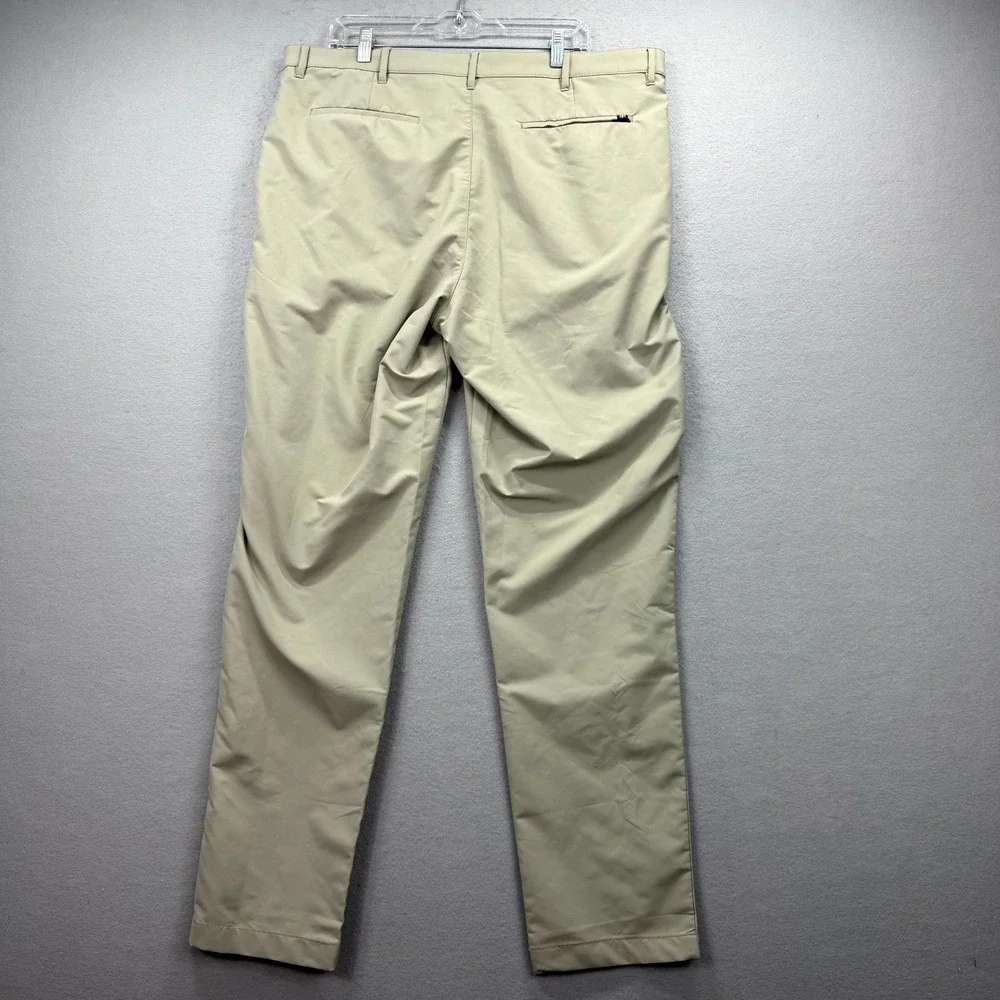 Banana Republic Khakis Pants Mens 40x34 Beige Performance Golf Tech Straight Leg